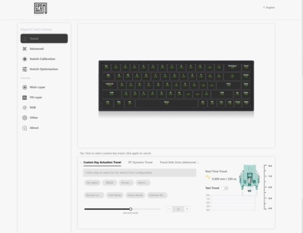EPOMAKER Magforce 68 Gaming Keyboard