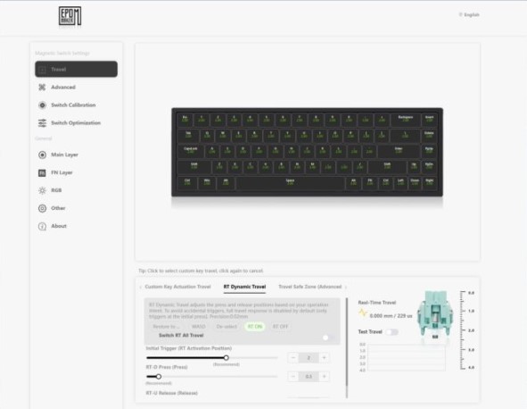EPOMAKER Magforce 68 Gaming Keyboard